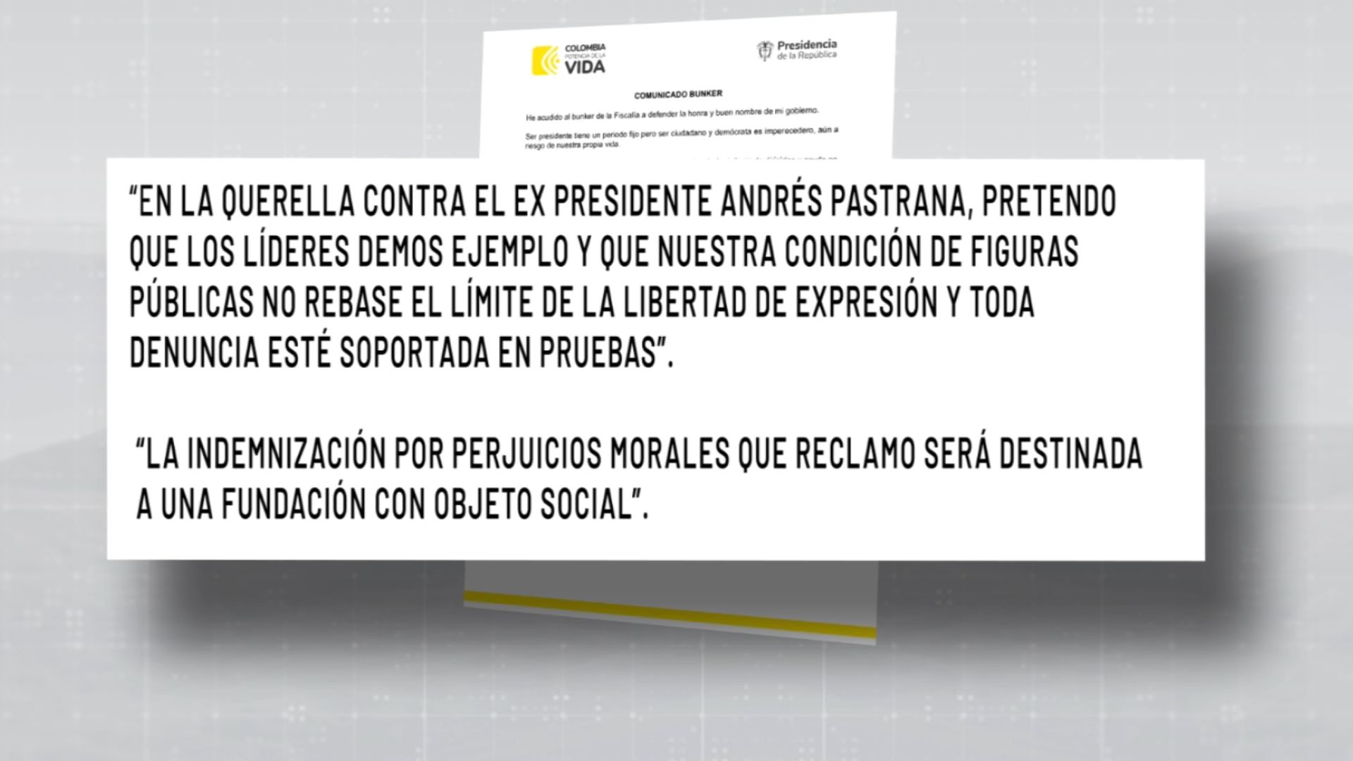 No hubo conciliación entre Petro y Pastrana