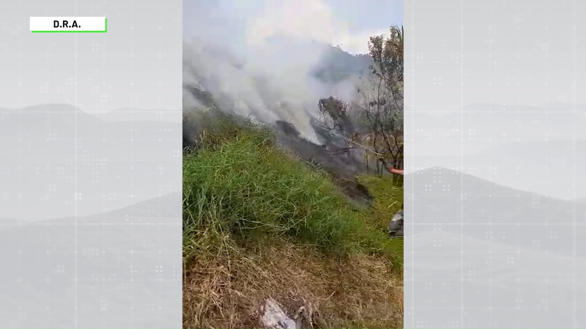 Temen que un incendio afecte el acueducto