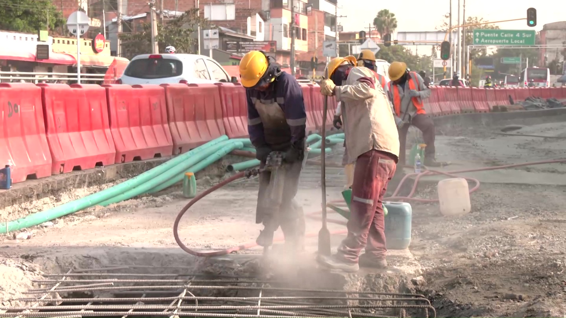 Avanzan obras de reparación en Itagüí