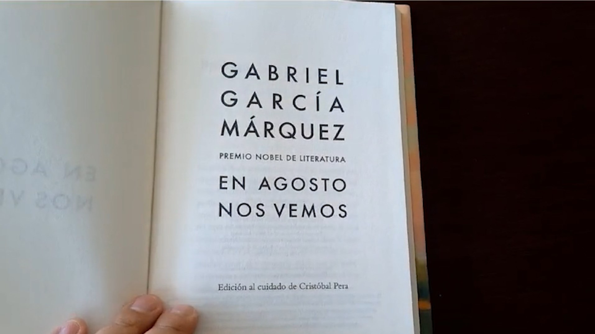 Obra póstuma de Gabo ya está en las librerías