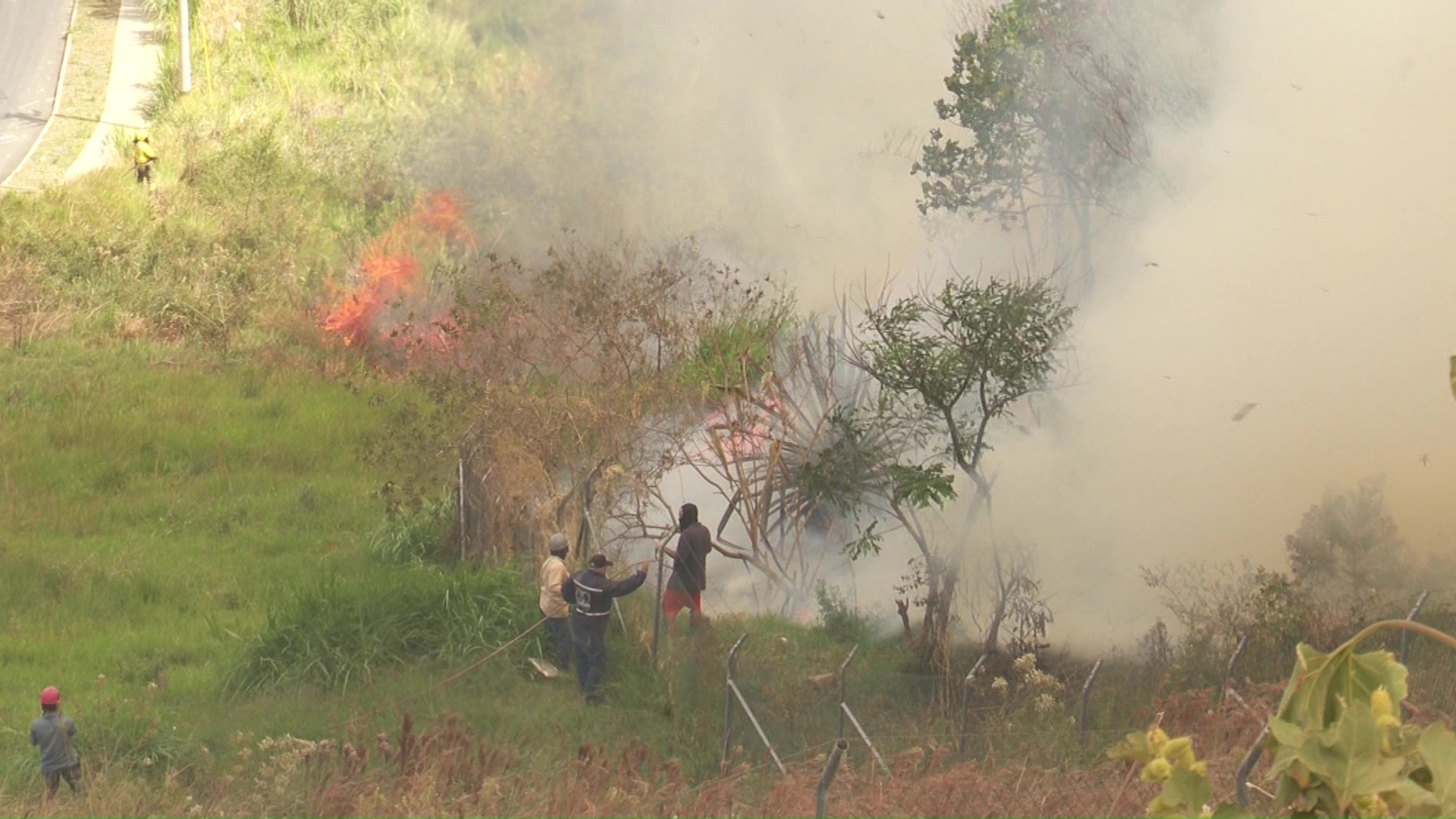 Puntos de calor con probabilidad de incendio