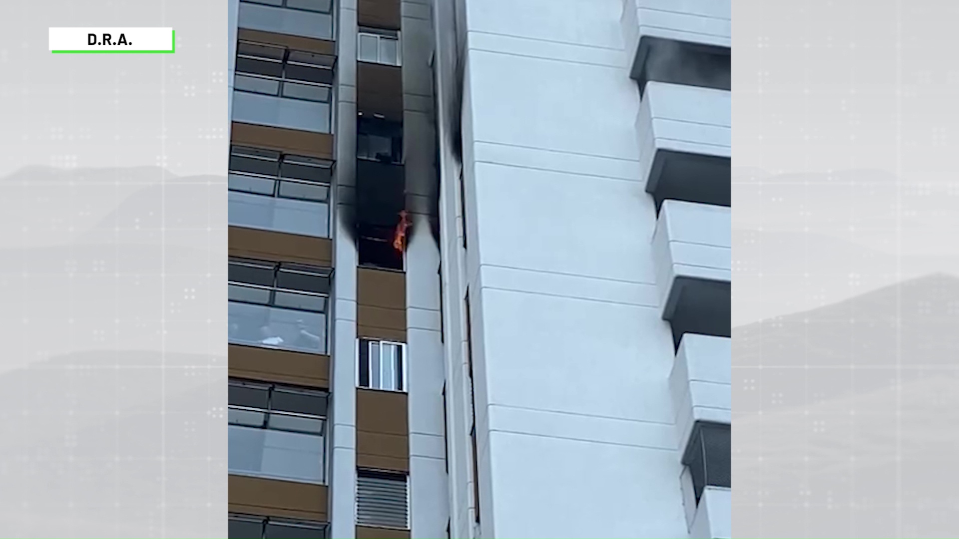 Incendio en las Torres de Bomboná