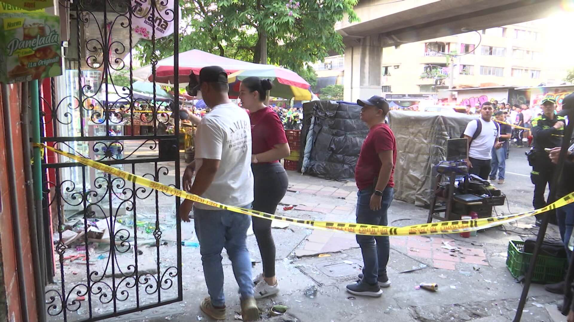 Dado de alta el niño herido en atentado en el Centro de Medellín