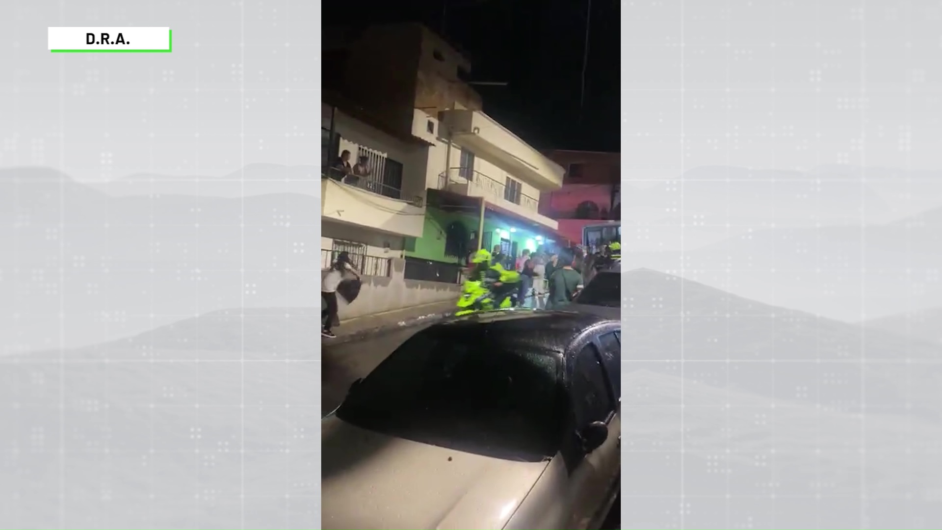 Cuatro policías heridos en asonada en Bello