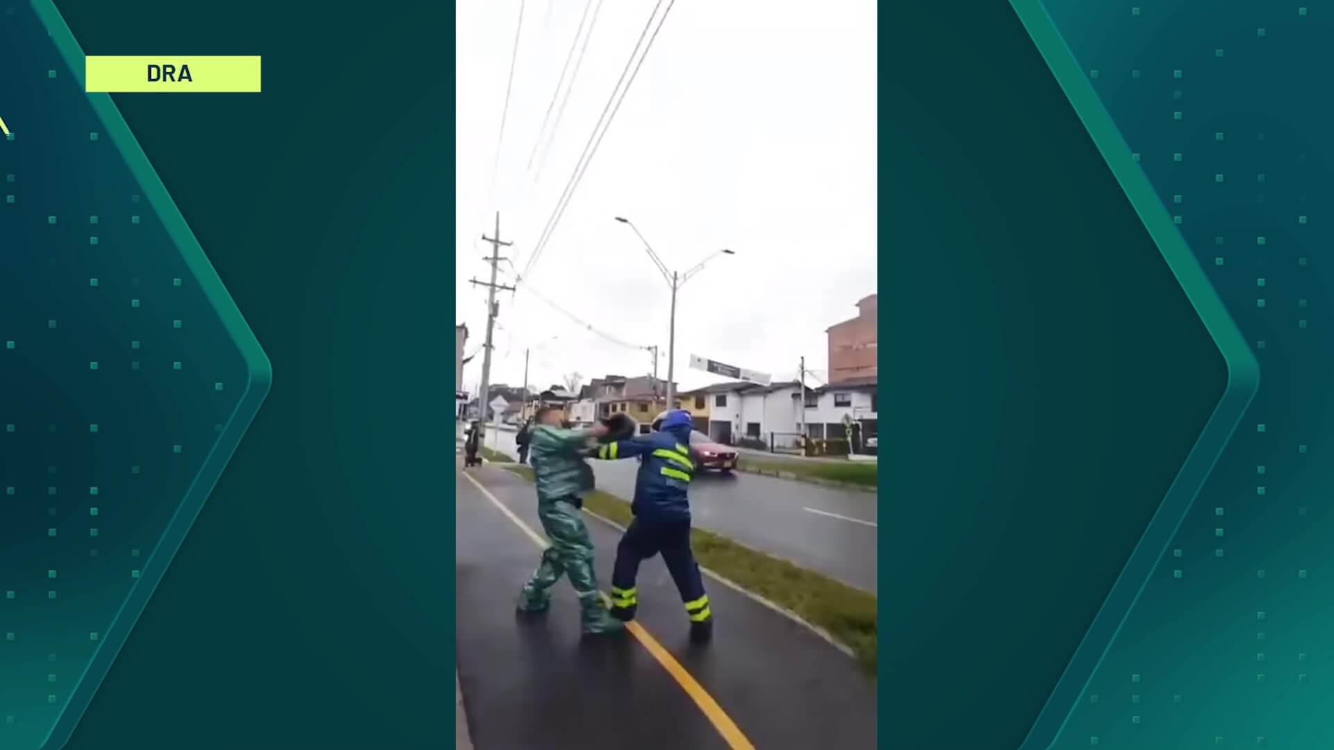 A golpes terminó operativo de tránsito en Rionegro