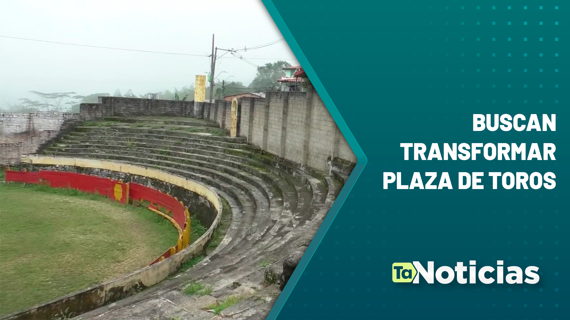 Buscan convertir plaza de toros