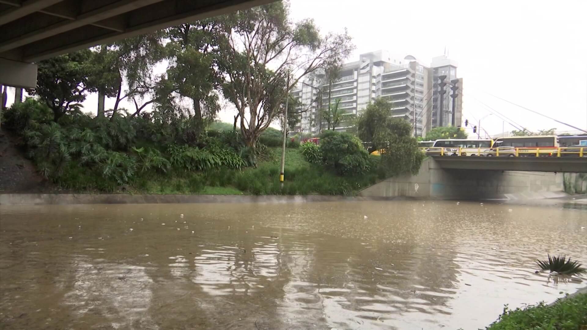 Reporte de emergencias por lluvias en Medellín