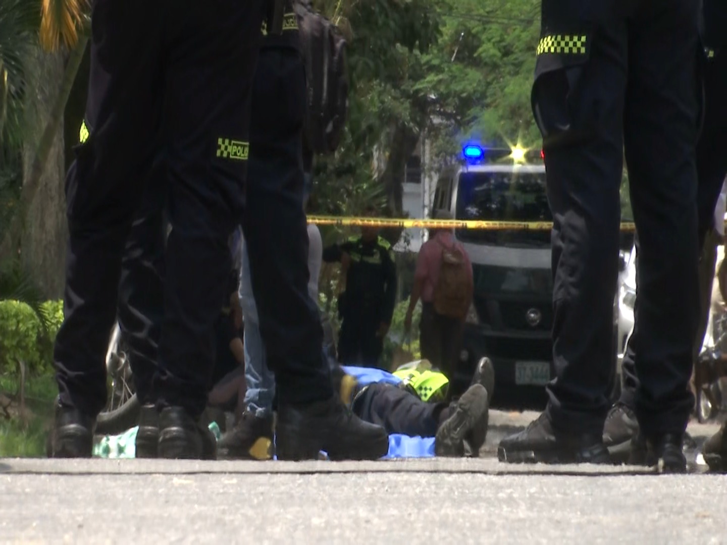 Balacera en Laureles deja un policía asesinado