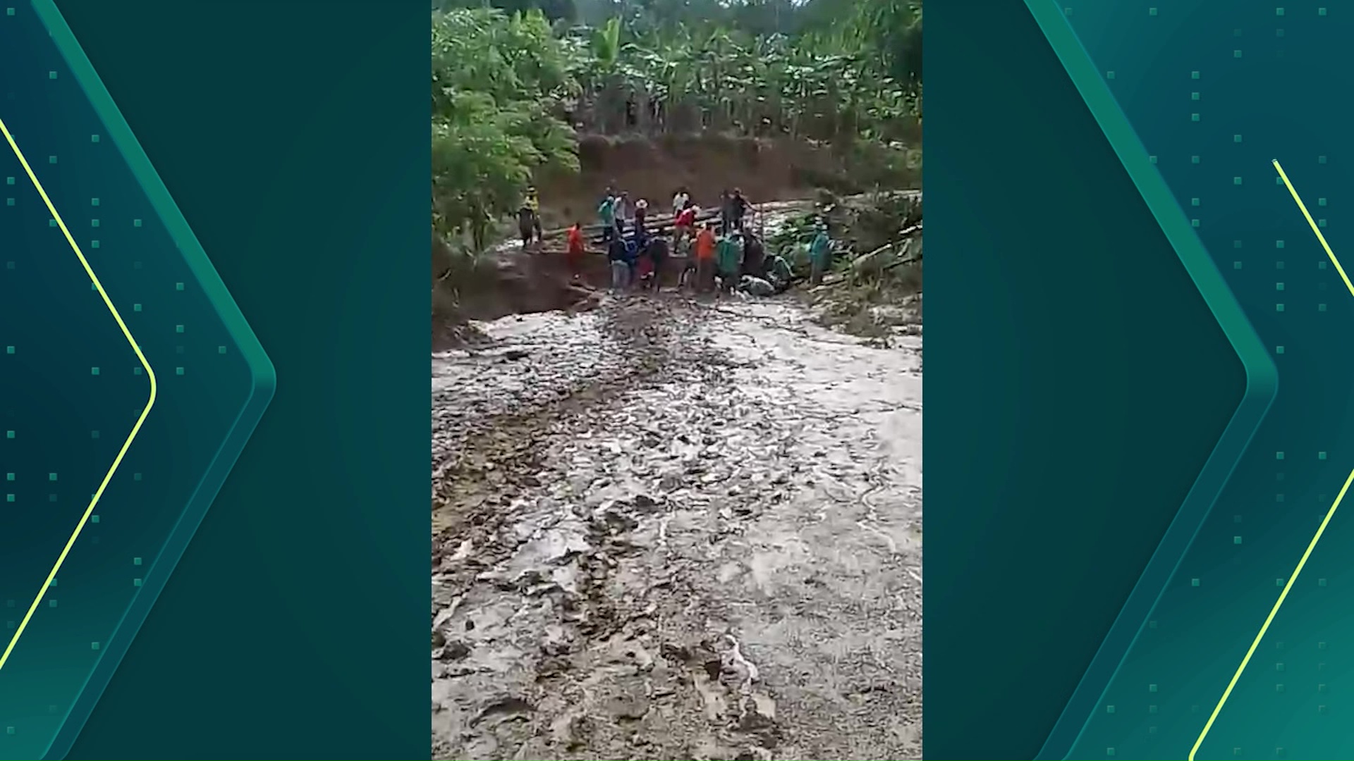 145 familias afectadas por caída de puente