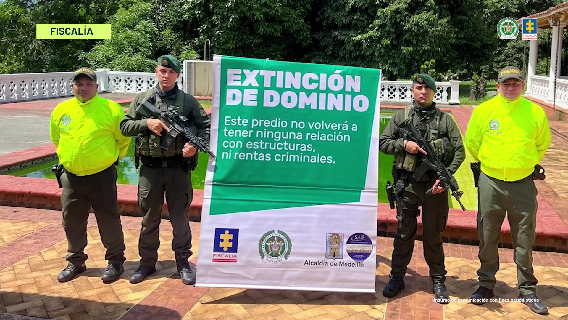 Propiedades confiscadas a ‘El Osito’