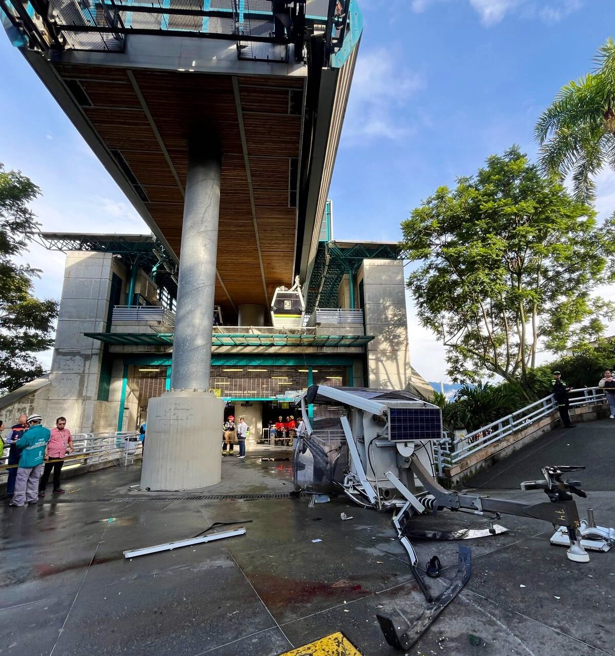 Con certificación internacional y ayuda de la academia, se restablecería el servicio en la Línea K del Metrocable tras accidente