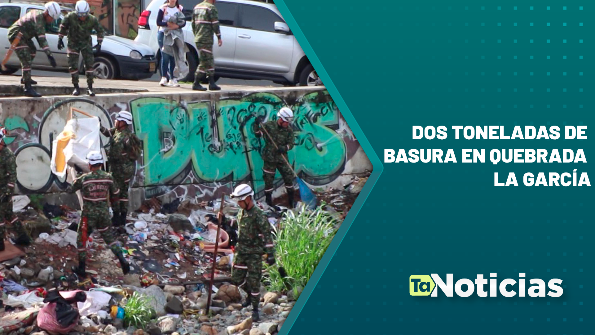 Se recuperaron dos toneladas de basura en quebrada La García