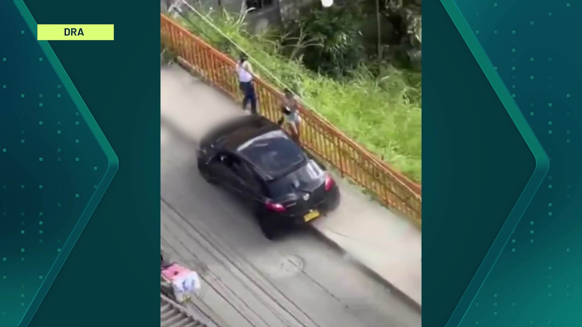 Persecución terminó con una mujer herida en Sabaneta