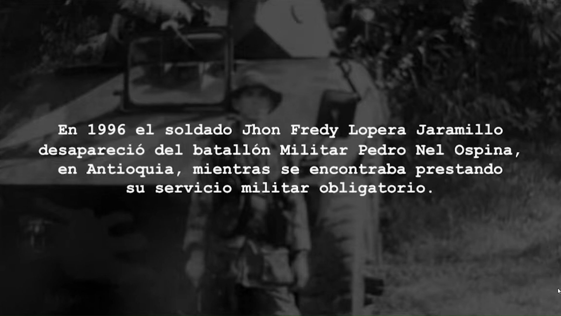 Familia acuerda con el Estado por desaparición de soldado