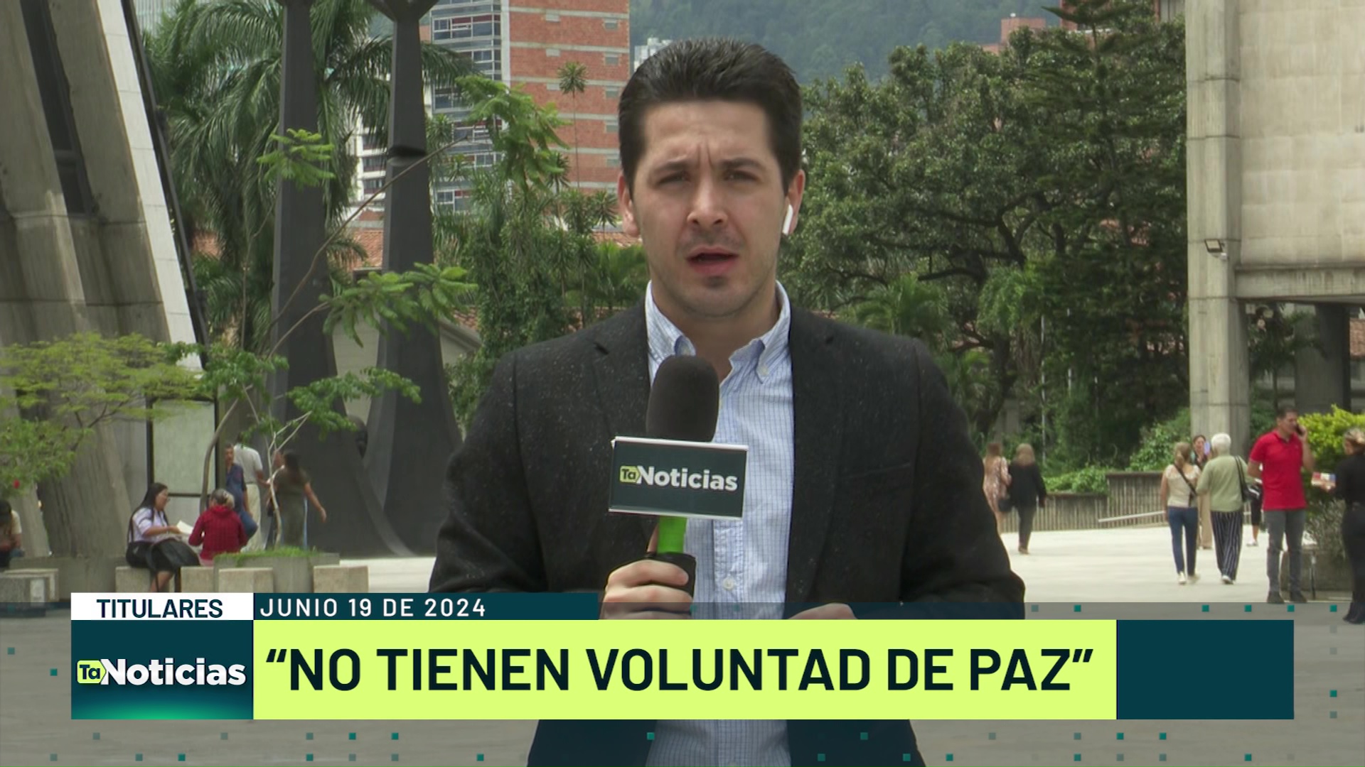 Titulares de Teleantioquia Noticias – miércoles 19 de junio del 2024