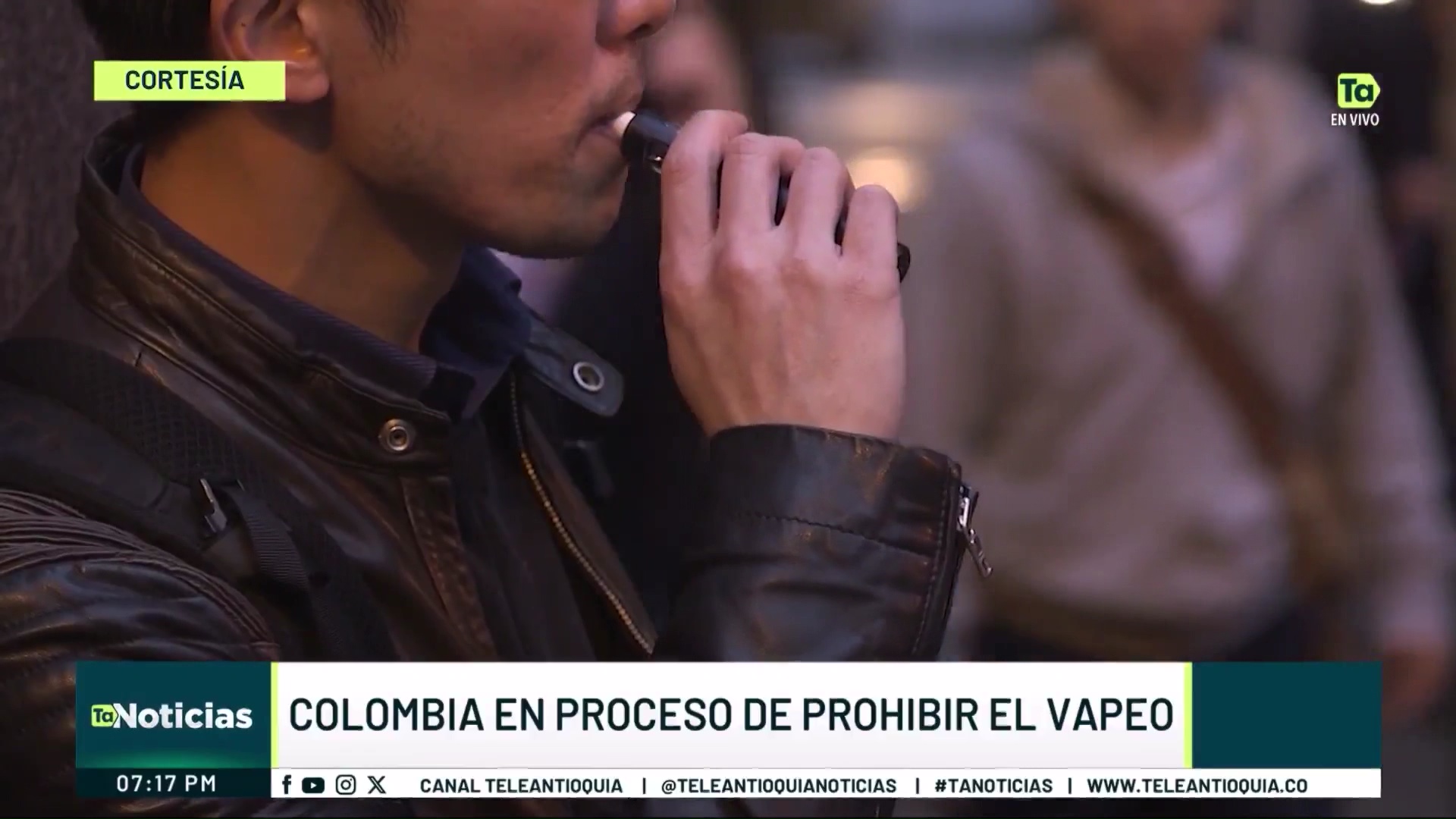Colombia en proceso de prohibir el vapeo