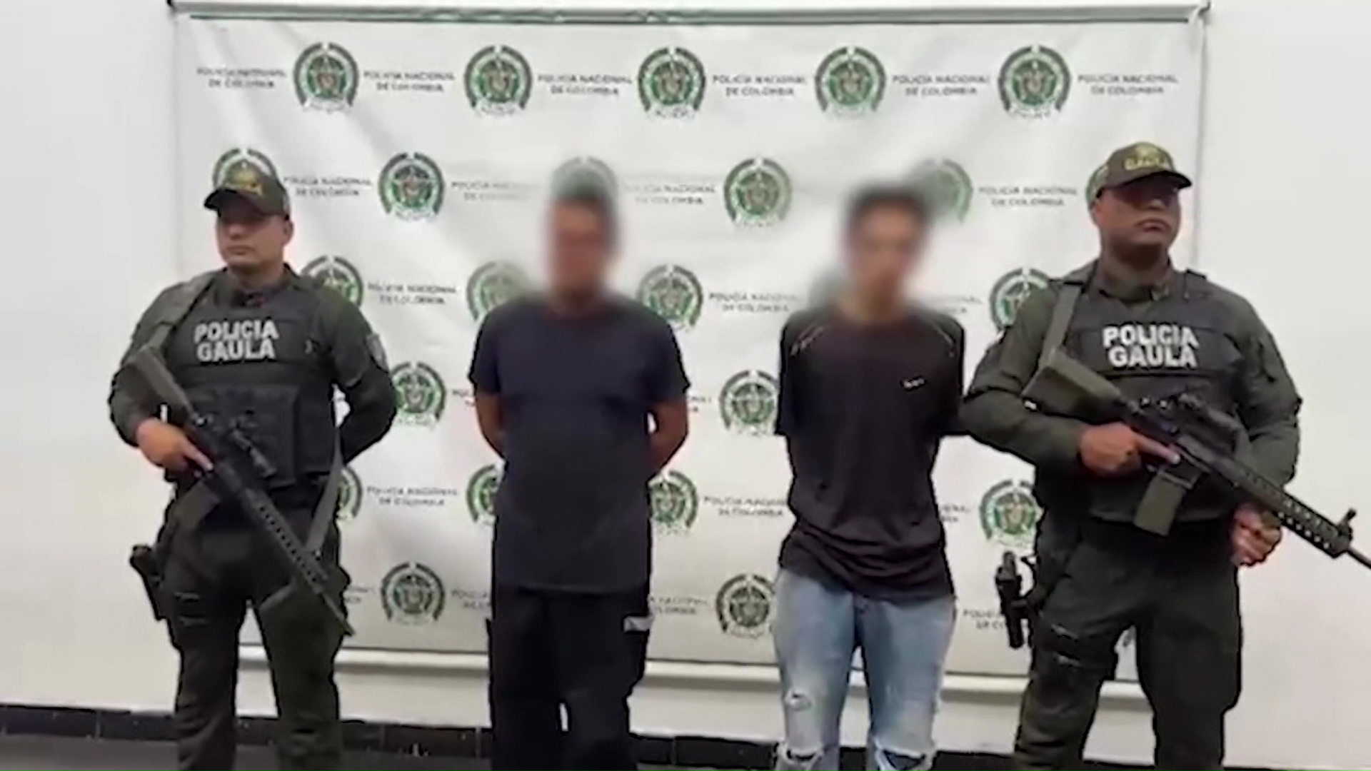Capturados por extorsión y desplazamiento