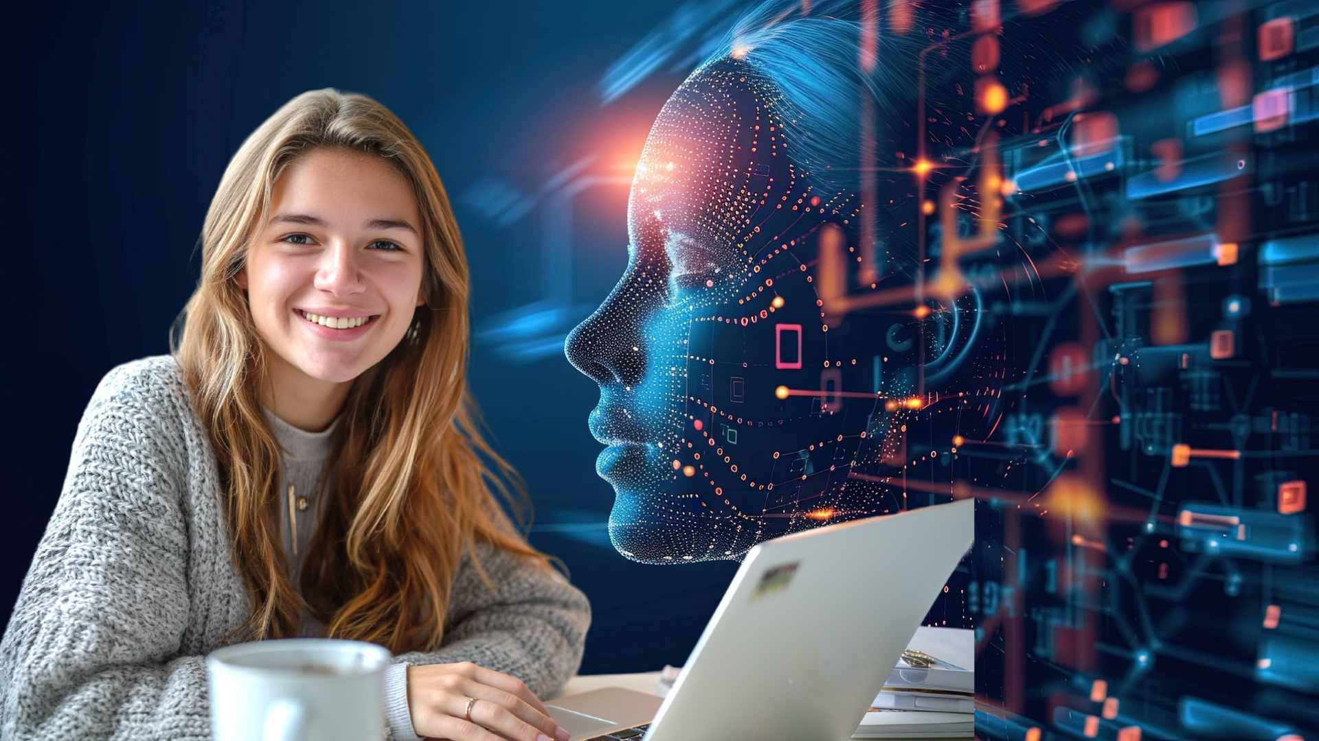 Aprender inglés desde Whatsapp con el Círculo Azul de la Inteligencia Artificial de Meta AI
