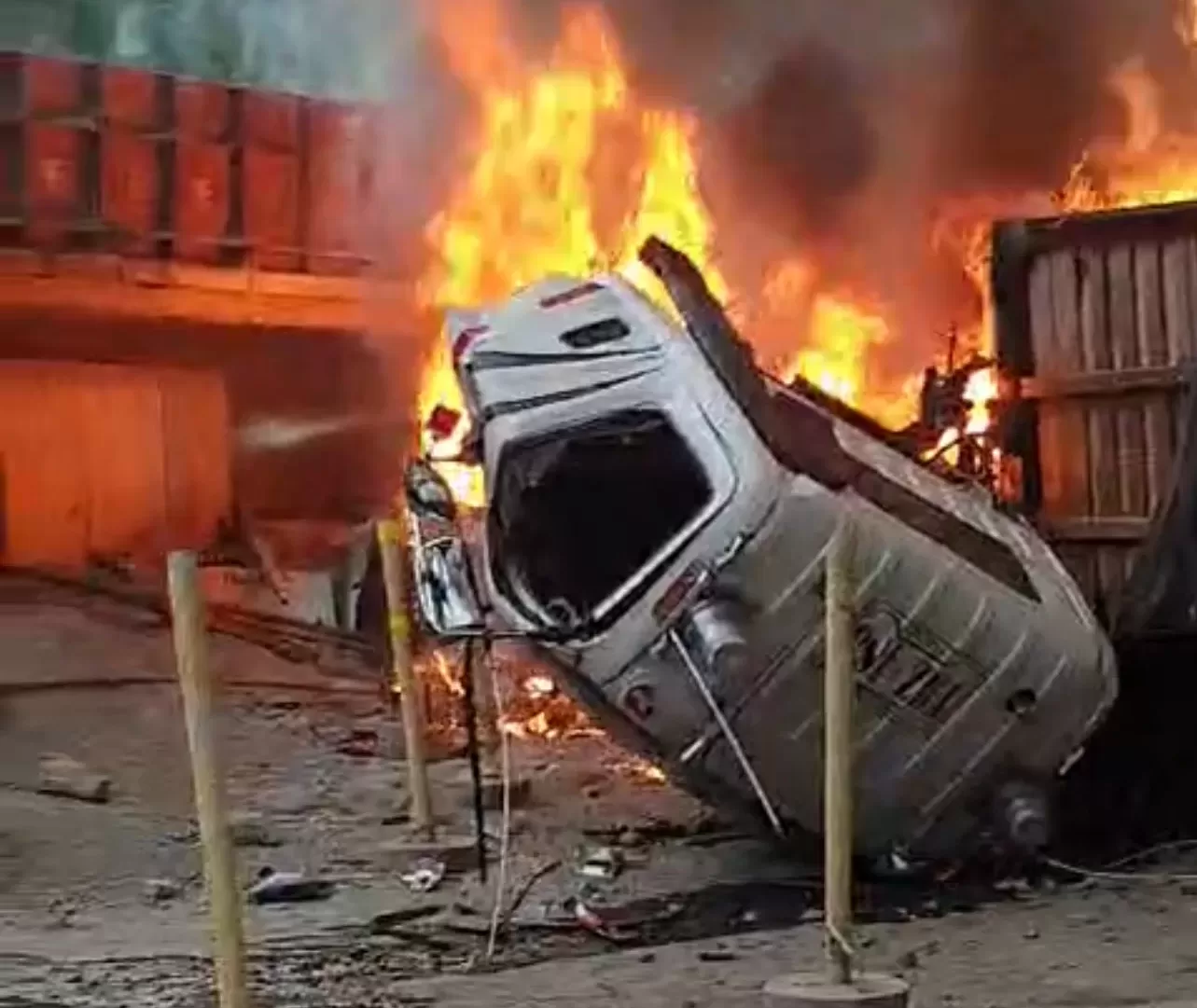 Accidente de tránsito deja un muerto y varios heridos