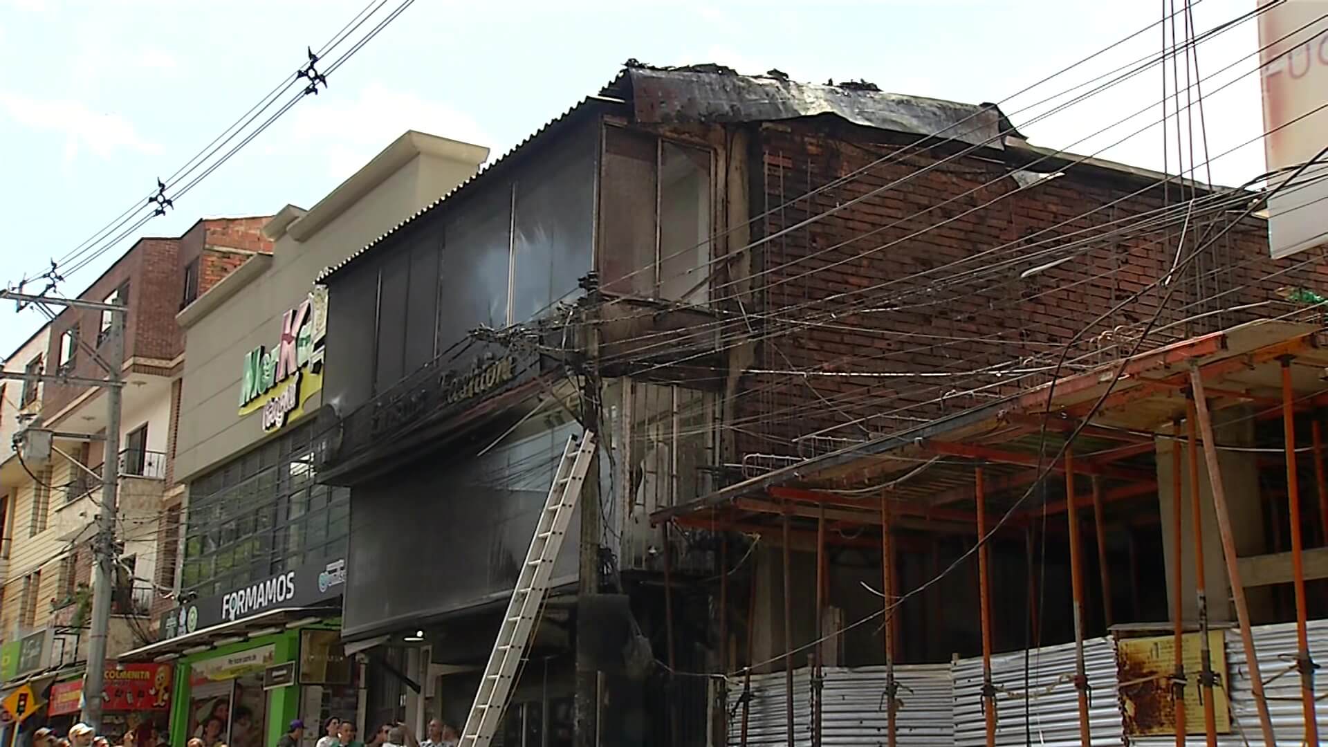 Incendio de grandes proporciones en Itagüí