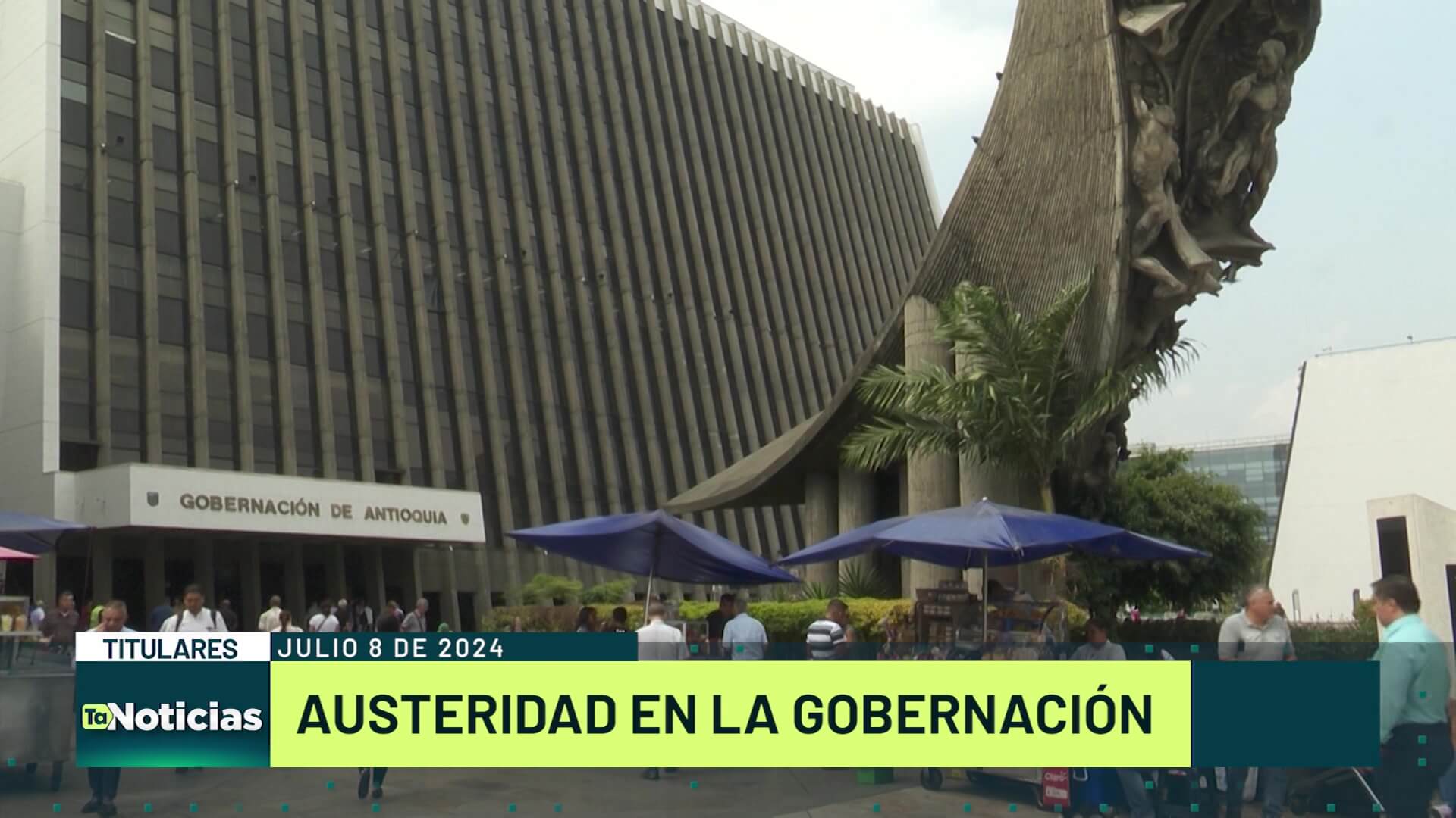 Titulares de Teleantioquia Noticias – lunes 08 de julio de 2024