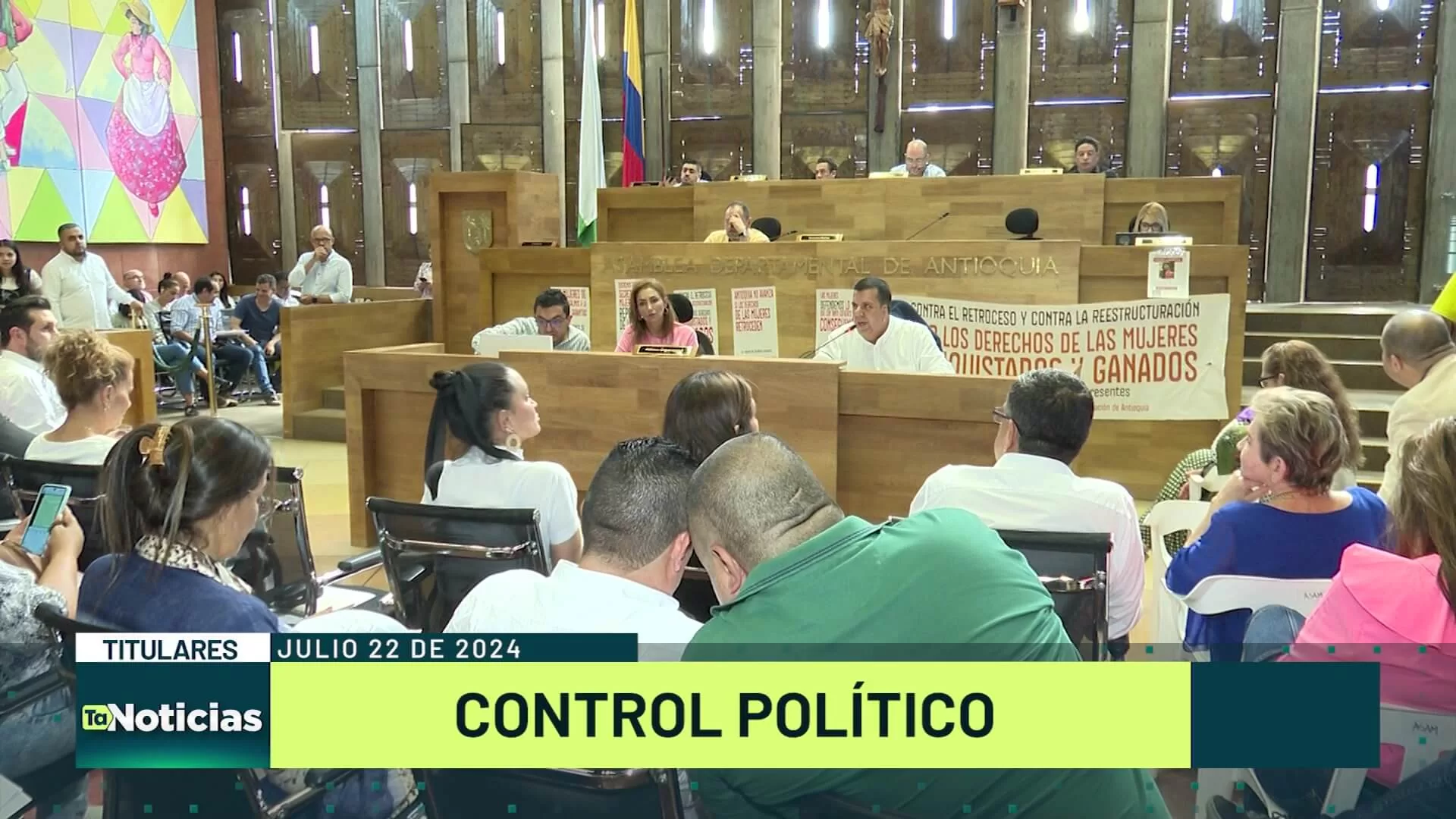 Titulares de Teleantioquia Noticias – lunes 22 de julio de 2024