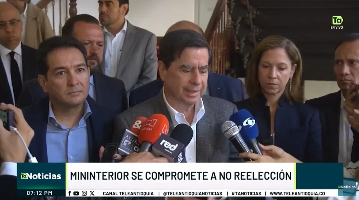 MinInterior se compromete a la no reelección