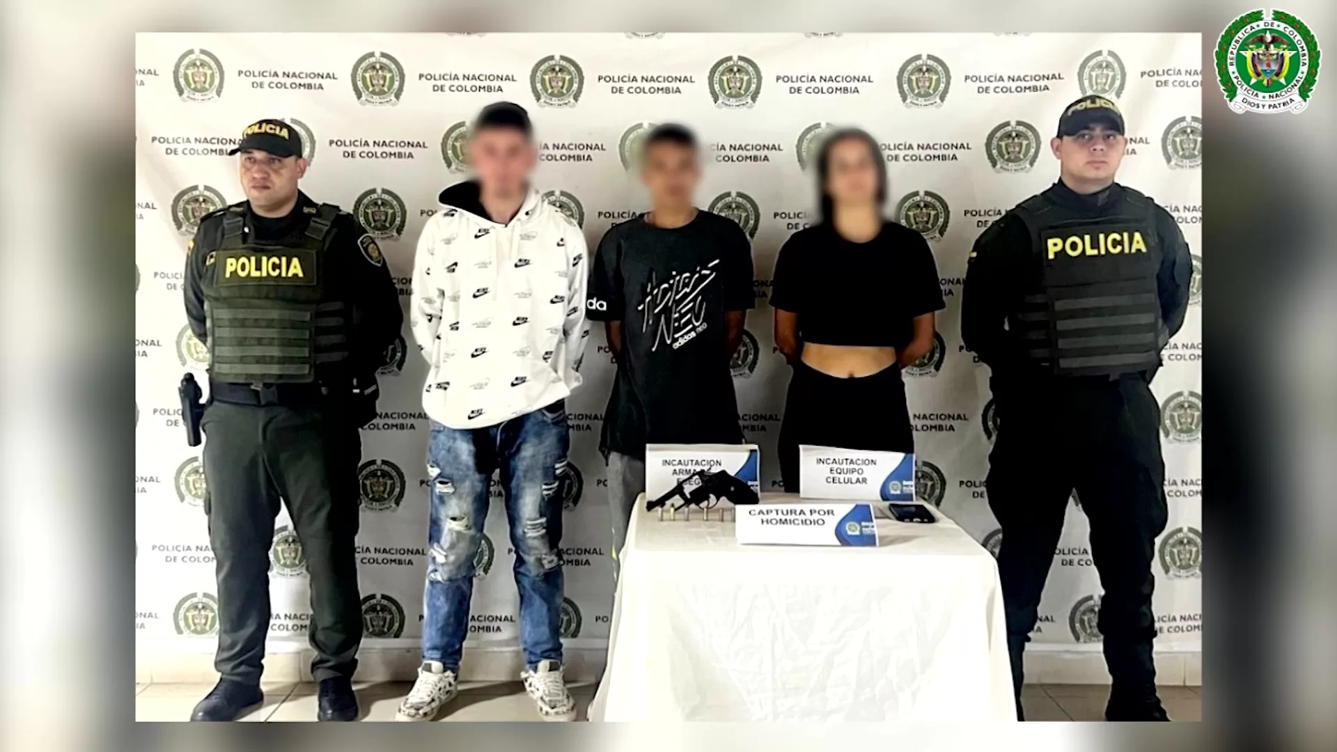 Tres capturados tras ataque armado