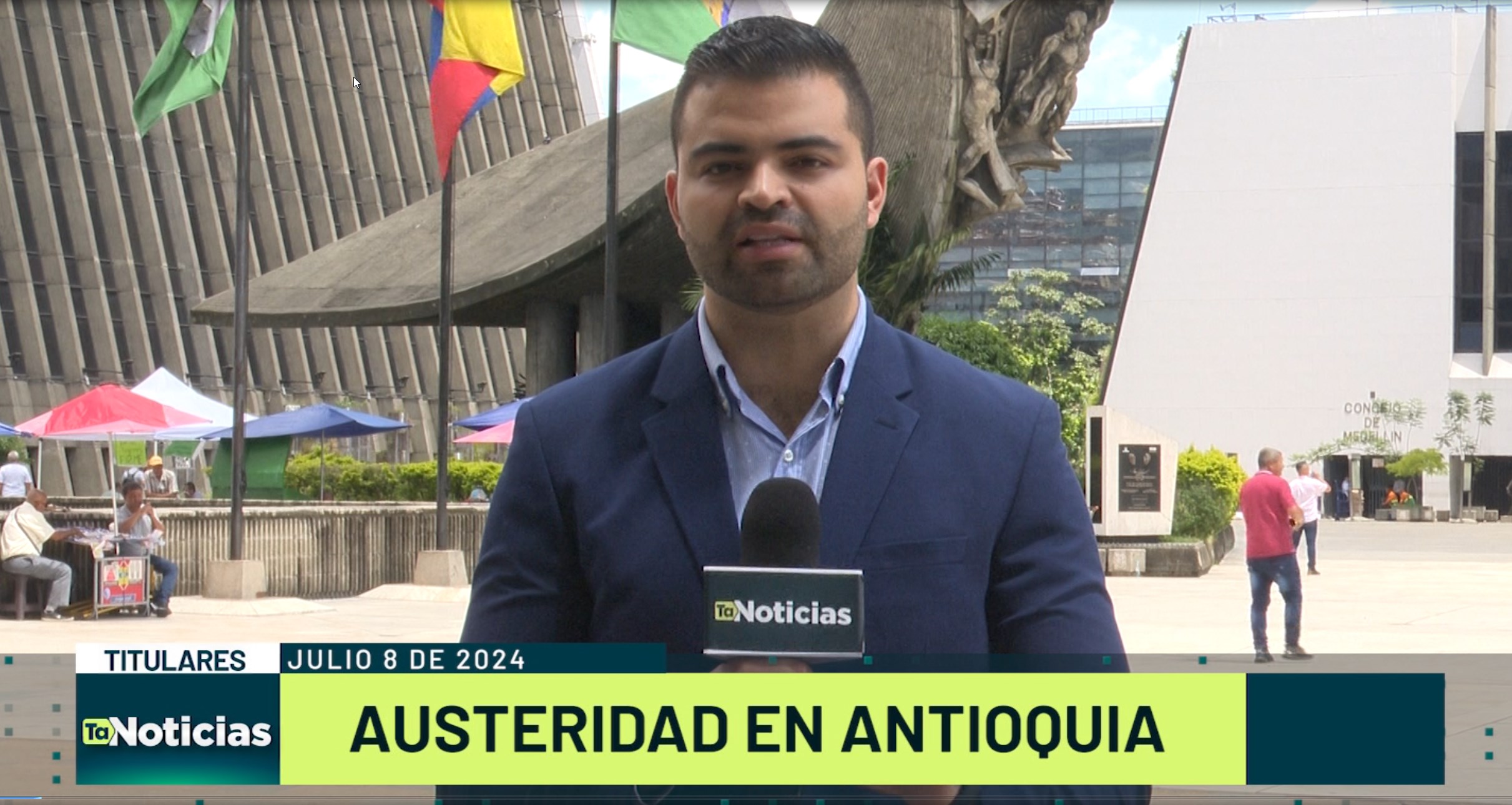 Titulares de Teleantioquia Noticias – lunes 08 de julio del 2024
