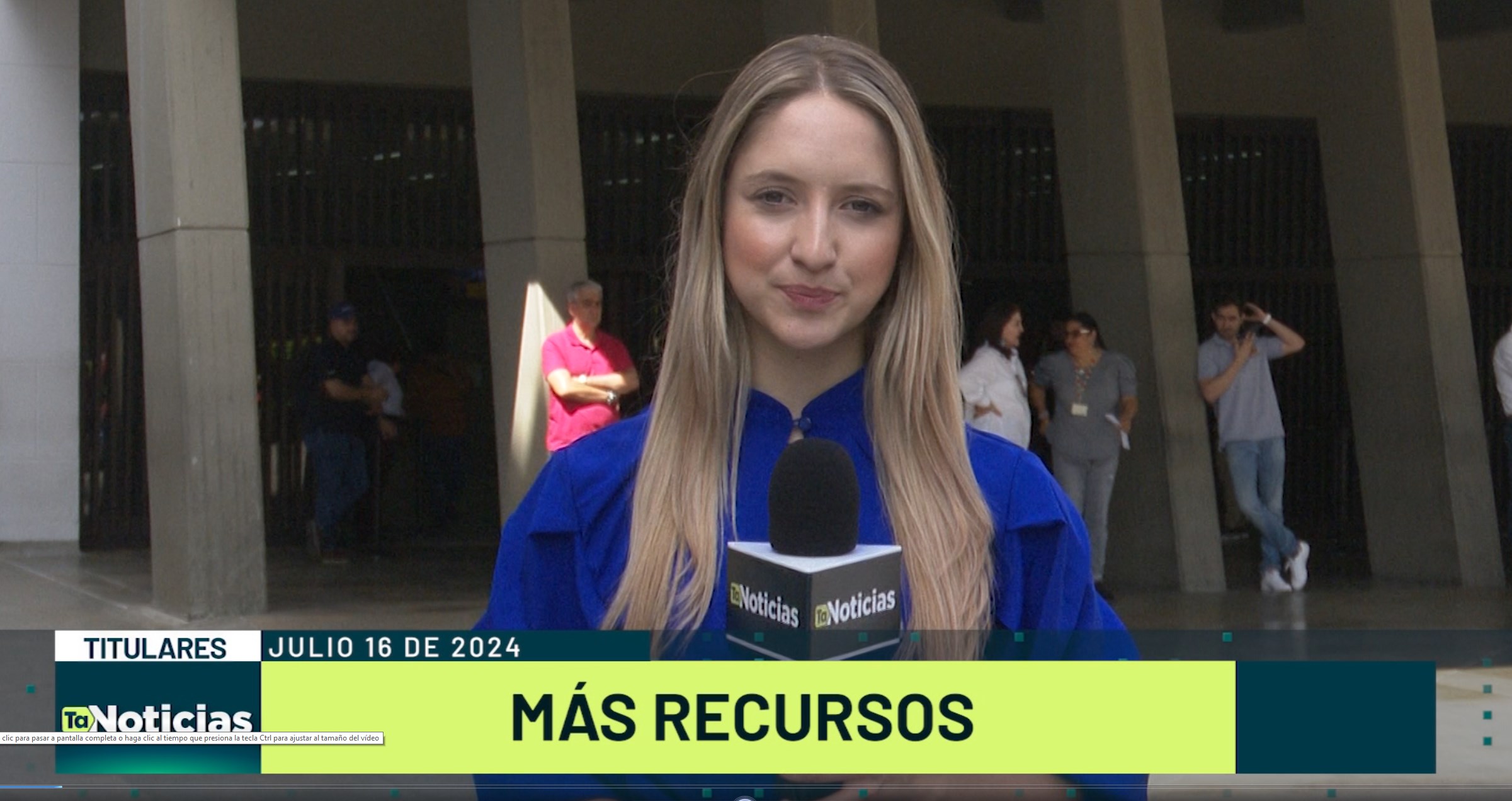 Titulares de Teleantioquia Noticias – martes 16 de julio del 2024