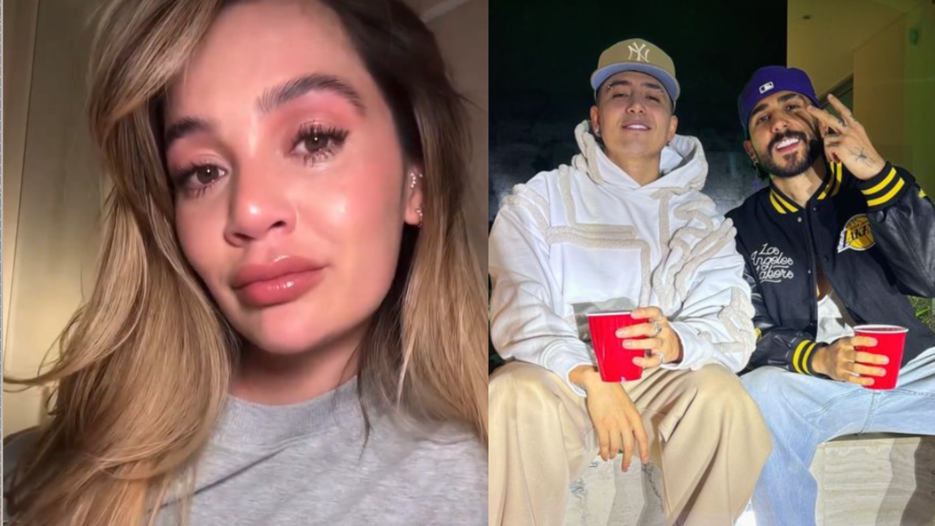 Con lágrimas, así reaccionó Lina Tejeiro a la canción que hicieron sus ex