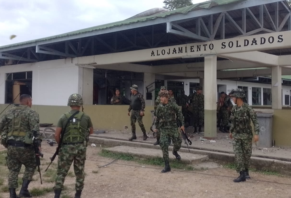 Dramático video muestra la crueldad del ataque del ELN en base militar de Arauca