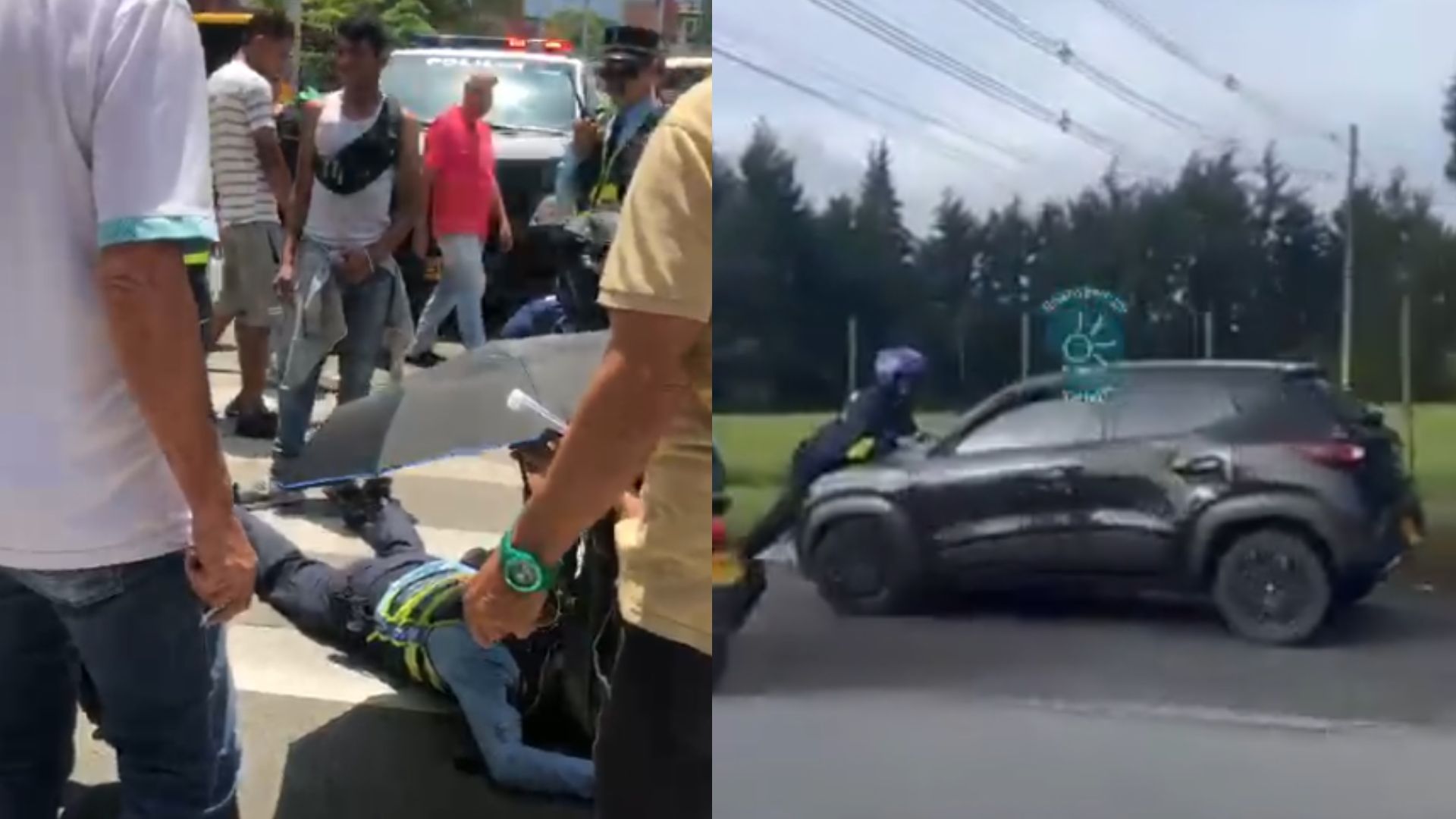 Ya son dos los policías de tránsito arrollados en Antioquia: esto fue lo que sucedió