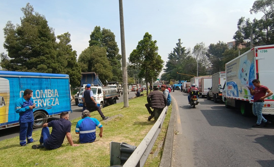 Paro camionero en colombia