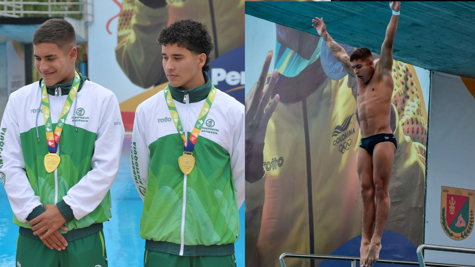 Saltos de oro para Antioquia en los Juegos Nacionales Juveniles