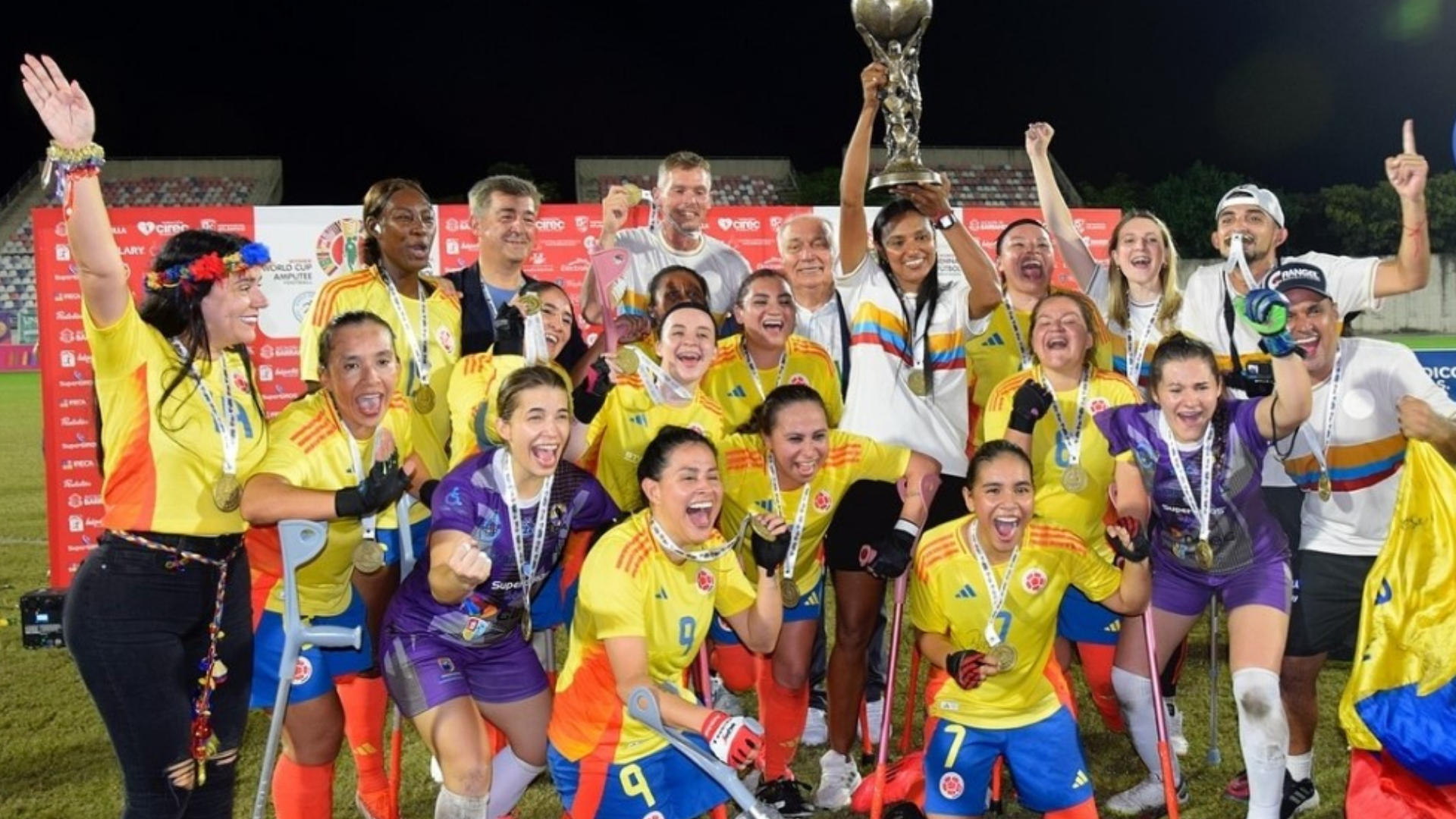 ¡Históricas! La Selección Colombia femenina de amputados quedó Campeona Mundial