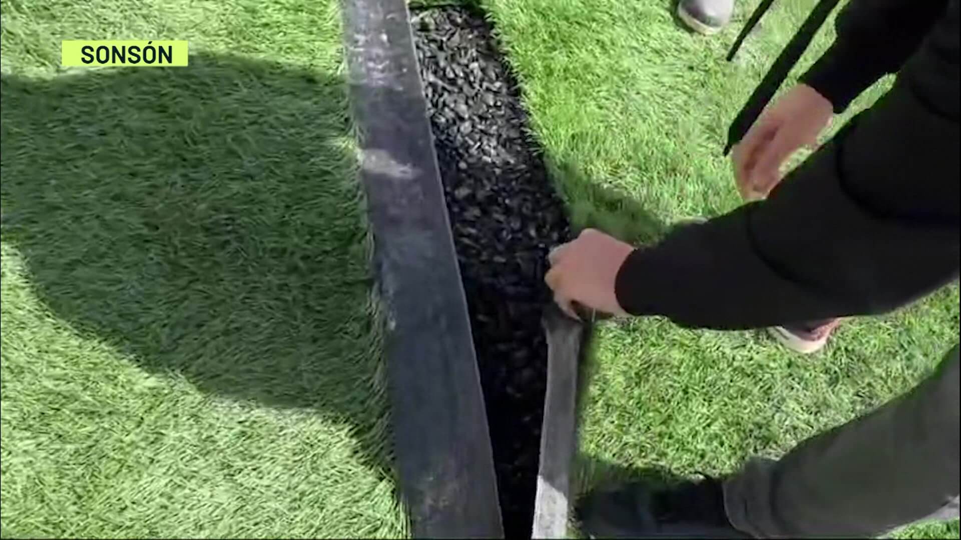 Indignación en Sonsón tras robo de gramilla sintética del estadio de fútbol