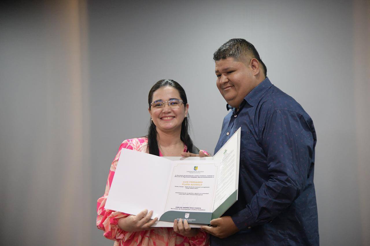 Semana de la Participación 2024 en Antioquia: líderes comunales reciben exaltación