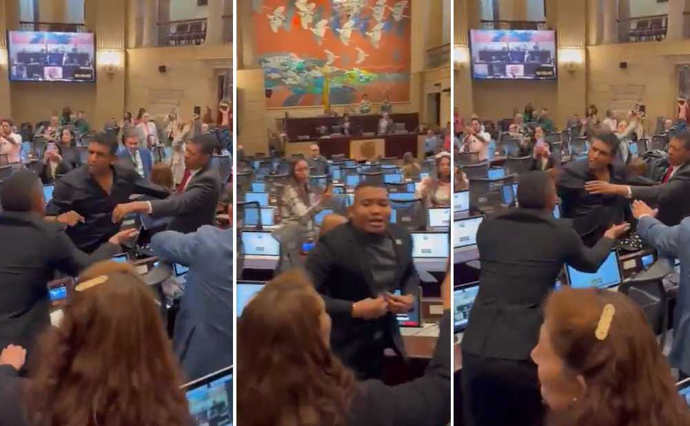 Video: Senadores David Racero y Miguel Polo Polo casi se van a los golpes por ‘falsos positivos’