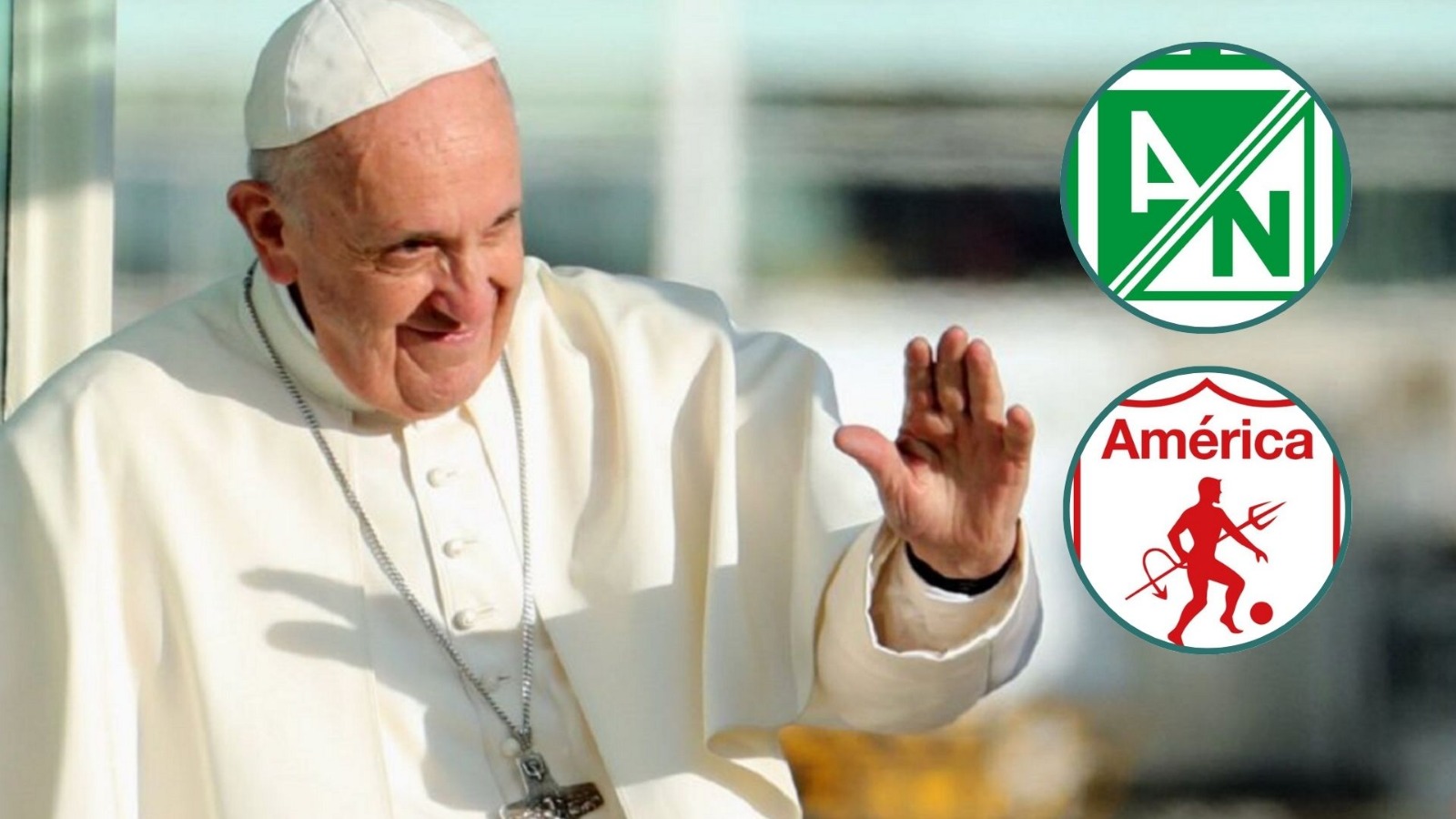 Video | El día en que el papa Francisco ‘profetizó’ una final entre Nacional y América