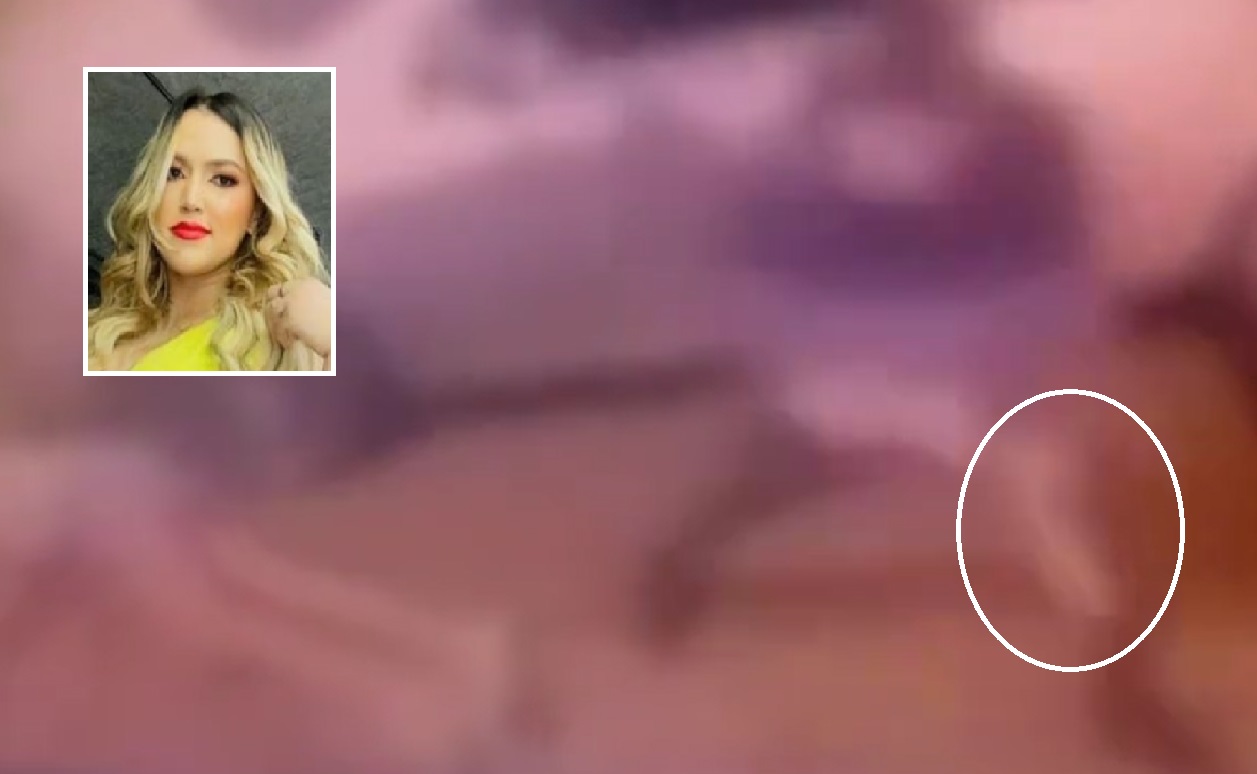 Imagen del video del asesinato de la Diabla (foto detalle). 