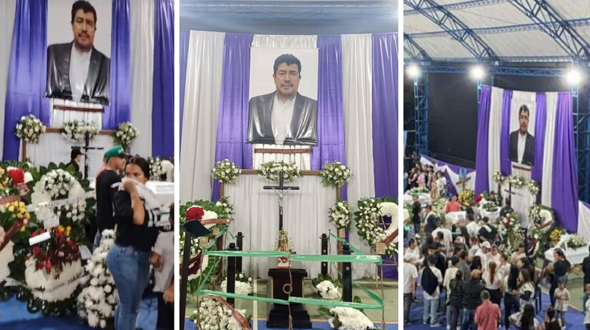 VIDEO | Altar y honras fúnebres de alias ‘Terror’ en coliseo de Las Mercedes no tenían autorización