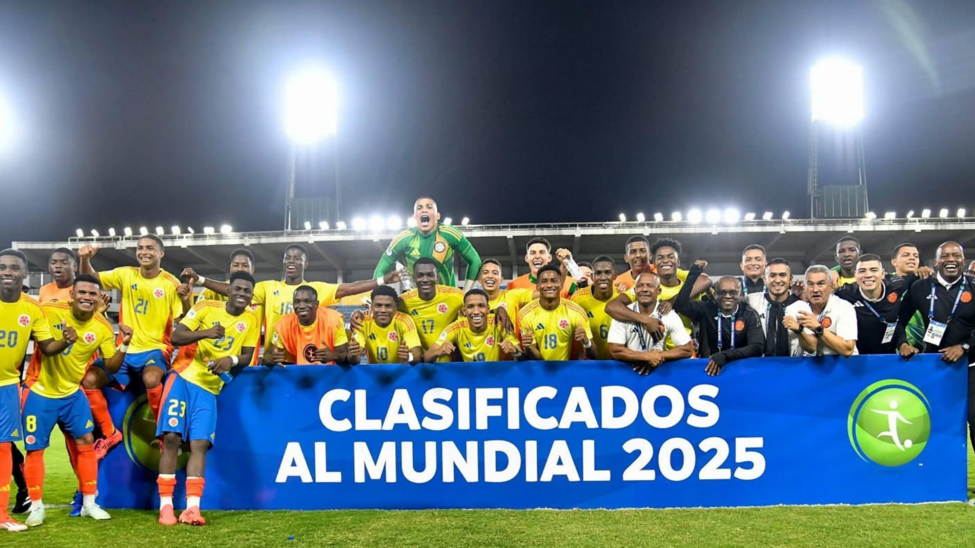 La Selección Colombia Sub 20 aseguró su cupo en el Mundial Sub 20