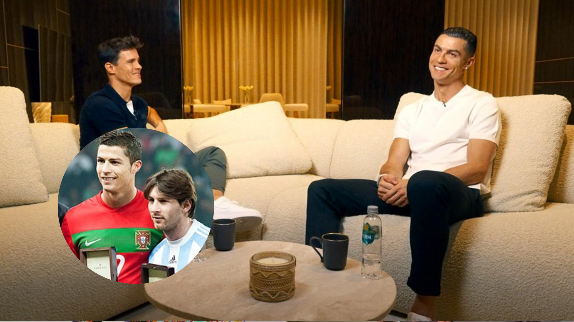 Cristiano Ronaldo revela quién es el mejor jugador de la historia para él, así fue su entrevista con Edu Aguirre