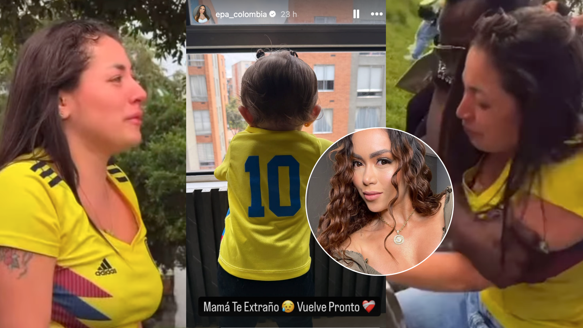 VIDEO | Epa Colombia: el emotivo momento que vivió su pareja tras verla desde las afueras de la cárcel