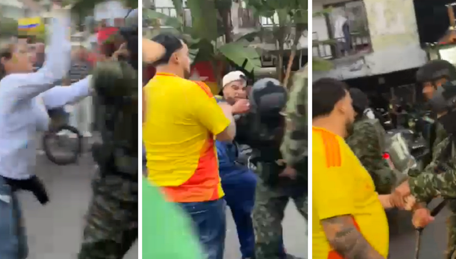 A puño y pata comunidad evita que Ejército capture a supuesto cabecilla de grupo delincuencial de comuna 13