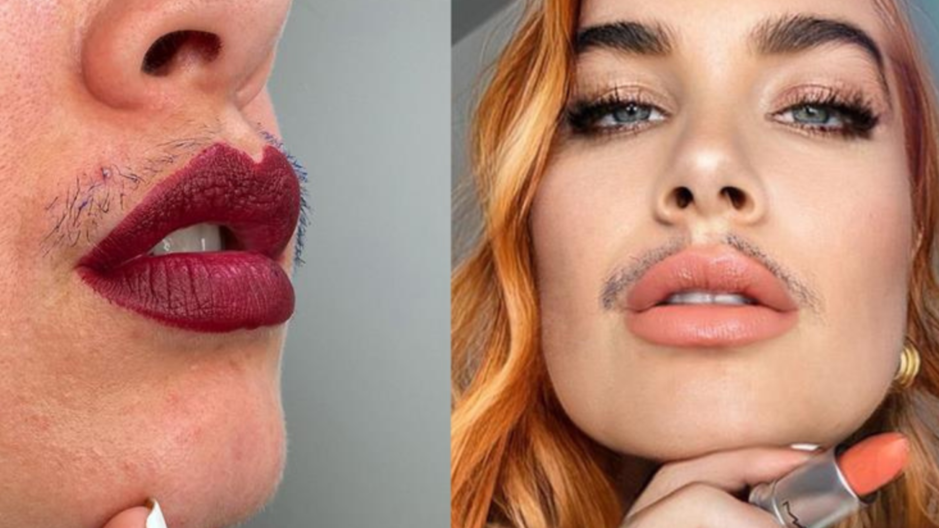 VIDEO | Rompiendo estereotipos: el bigote femenino, la nueva tendencia viral ¿lo usarían las colombianas?