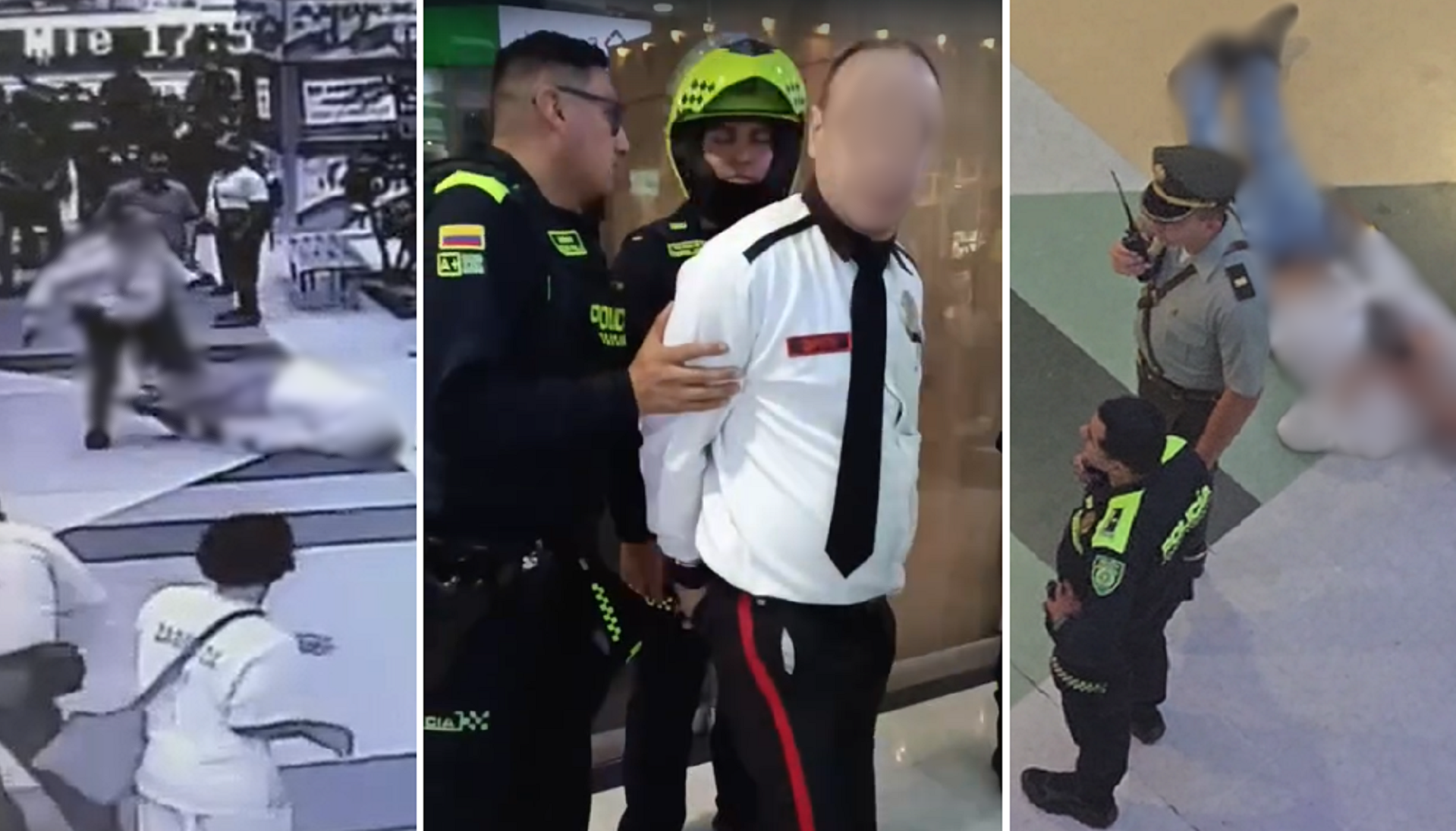 Este es el vigilante que disparó a un hombre en centro comercial de Medellín