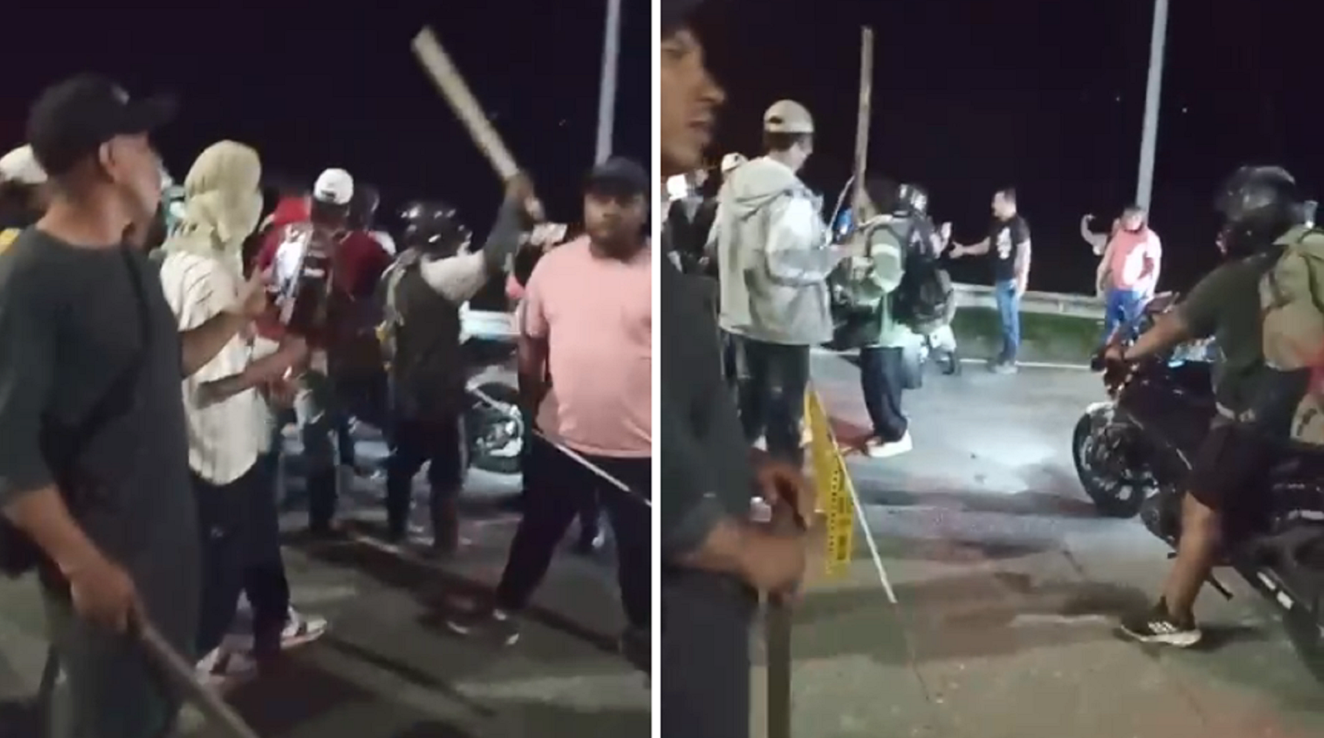 Manifestantes del paro minero del Nordeste se enfrentaron con conductores por bloqueo de vías