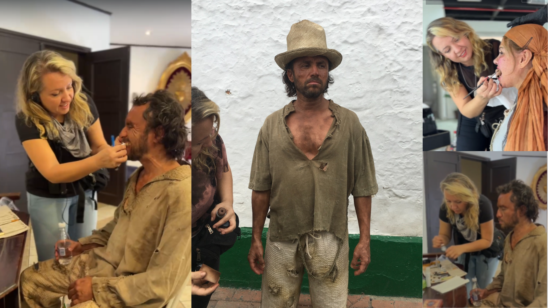 Descubre en exclusiva cómo se logró el impresionante maquillaje de Cosiaca, la nueva serie de Teleantioquia.